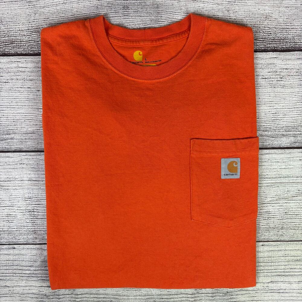 Carhartt Orange Short Sleeve Pocket T-shirt